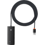 USB-хаб BASEUS Lite Series 4-port USB-A to 4xUSB3.0 Hub Adapter 2m Black (WKQX030201)