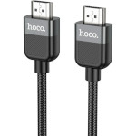 Кабель HOCO US09 Cutting-Edge Male to Male 4K HD Data Cable HDMI v2.0 3м Black (6942007608978)