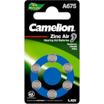Батарейка для слухових апаратів CAMELION Zinc-Air 675 6шт/уп (15056675)