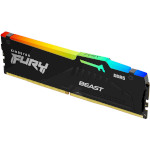 Модуль пам'яті KINGSTON FURY Beast RGB Black DDR5 6000MHz 16GB (KF560C30BBA-16)