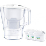 Фільтр-глечик для води BRITA Aluna White 2.4л + 3 картриджа (1053054)