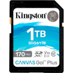 Карта памяти KINGSTON SDXC Canvas Go! Plus 1TB UHS-I U3 V30 A2 Class 10 (SDG3/1TB)