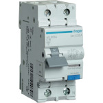 Диференційний автоматичний вимикач HAGER AD966J 1p+N, 16А, C, 6кА