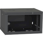 Настенный шкаф IPCOM CH-6U 600x450 (стекло) (6U, 600x450мм, RAL9005)
