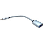 Адаптер OTG USB3.2 USB AF/Type-C Silver (B00726)