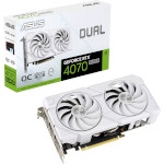 Відеокарта ASUS Dual GeForce RTX 4070 Super EVO White OC Edition 12GB GDDR6X (DUAL-RTX4070S-O12G-EVO-WHITE)