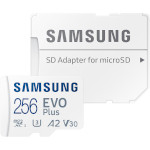 Карта памяти SAMSUNG microSDXC EVO Plus 256GB UHS-I U3 V30 A2 Class 10 + SD-adapter (MB-MC256SA/EU)