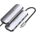 Порт-репликатор VENTION 5-in-1 USB-C to HDMI/USB3.0x3/PD (THFHB)