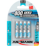 Аккумулятор ANSMANN AAA 800mAh maxE 4шт/уп (5035042)