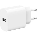 Зарядний пристрій GEMBIRD 1xUSB-A, 2.4A, 12W White (TA-UC-1A12-01)