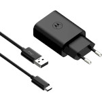 Зарядное устройство MOTOROLA TurboPower 20 Wall Charger Black w/Type-C cable