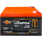 Аккумуляторная батарея LOGICPOWER LiFePO4 12.8V - 9Ah (12.8В, 9Ач, BMS) (LP23855)