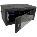 Настенный шкаф 19" ESERVER ES-E435B (4U, 600x350мм, RAL9005)