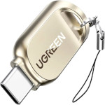 Кардридер UGREEN CM331 USB Type-C 3.0 Card Reader for TF Light Gold (80124)