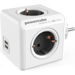 Мережевий розгалужувач ALLOCACOC PowerCube Original USB Gray, 4 розетки, 2xUSB/Уцінка (1202GY/DEOUPC)