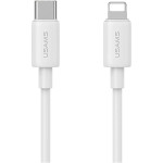 Кабель USAMS SJ712 YD Type-C to Lightning 30W Fast Charging Data Cable 1м White (SJ712USB02)