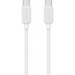 Кабель USAMS US-SJ691 KY 60W Striped Type-C To Type-C Data Cable 1м White (SJ691USB02)