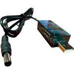 Кабель живлення USB to DC XOKO USB-A to DC-5.5*2.5 0.8м (DC-5-12-1.5A)