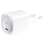 Зарядное устройство XO CE20 1xUSB-C, PD30W White (CE20_WHITE)