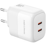 Зарядний пристрій XO L140 2xUSB-C, PD35W White (L140_WHITE)