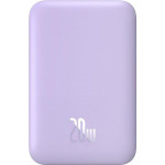 Повербанк MagSafe BASEUS Magnetic Mini Air Wireless Fast Charge Power Bank 20W 6000mAh Purple (P10059002513-00)