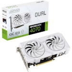 Відеокарта ASUS Dual GeForce RTX 4070 EVO White OC Edition 12GB GDDR6X (90YV0J17-M0NA00)