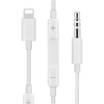 Кабель VOLTRONIC MH021 Audio Wire Control Adapter Cable Lightning - AUX 1м White