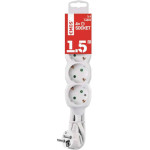 Удлинитель EMOS P0421R White, 4 розетки, 1.5м