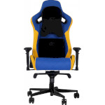 Кресло геймерское GT RACER X-0724 Blue/Yellow