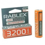 Акумулятор RABLEX 18650 3200mAh 3.7V TipTop