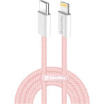 Кабель COLORWAY USB-C to Lightning 3A 1м Pink (CW-CBPDCL061-P)