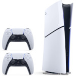 Ігрова приставка SONY PlayStation 5 Slim Digital Edition + 2 геймпада DualSense 1TB (1000042066)