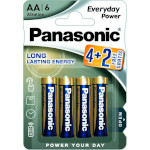 Батарейка PANASONIC Everyday Power AA 6шт/уп (LR6REE/6B2F)