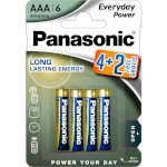 Батарейка PANASONIC Everyday Power AAA 6шт/уп (LR03REE/6B2F)