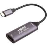 Пристрій відеозахвату POWERPLANT HDVC2-C HDMI USB-C 2.0 4K/30Hz (CA914708)