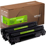 Тонер-картридж PATRON Green Label сумісний з HP 85A/Canon 725 Black DualPack (PN-85A/725DGL)