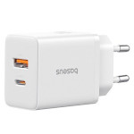 Зарядний пристрій BASEUS Cube Fast Charger C+U 30W White (P10111404213-00)