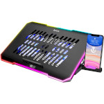 Подставка для ноутбука HOCO DH19 Cool RGB Notebook Cooling Stand Black