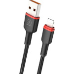 Кабель WUW X203 USB-A to Lightning 2.4A 1м Black