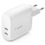 Зарядний пристрій BELKIN Boost Up Charge Dual USB-C PD Wall Charger 40W White (WCB006VFWH)