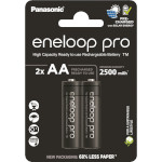 Аккумулятор PANASONIC Eneloop Pro AA 2500mAh 2шт/уп (BK-3HCDE/2CP)