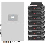 Гибридный солнечный инвертор трёхфазный DEYE SUN-20K-SG01HP3-EU-AM2 + 7 АКБ DYNESS HV51100 35.84 kWh