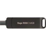 Флэшка PATRIOT Rage R550 USB/USB-C3.2 64GB Matte Black (PE64GR550DSAD)