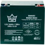 Акумуляторна батарея OR-TEC 12V/24Ah (12В, 24Агод)