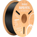 Пластик (філамент) для 3D принтера ELEGOO Rapid PETG 1.75mm, 1кг, Black (50.203.0216)