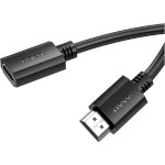 Кабель HOCO US13 HDTV Male to HDTV Female HD Extension Data Cable HDMI 2м Black (6942007628259)