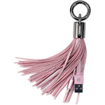 Кабель-брелок REMAX RC-053I Tassels Ring USB-Lightning 0.15м Pink (6954851260189)