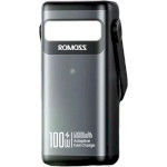 Повербанк ROMOSS PMT60 60000mAh Black (PMT60-1D2-2133H)