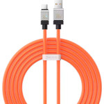 Кабель BASEUS CoolPlay Series Fast Charging Cable USB to Type-C 100W 2м Orange (CAKW000707)