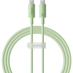 Кабель BASEUS Habitat Series Fast Charging Cable Type-C to Type-C 100W 1м Natural Green (P10360202631-00)